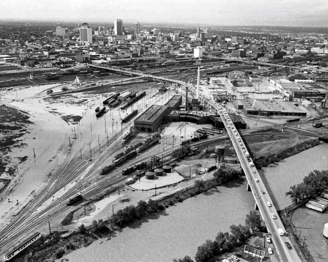 Denver Flood Ariel shot